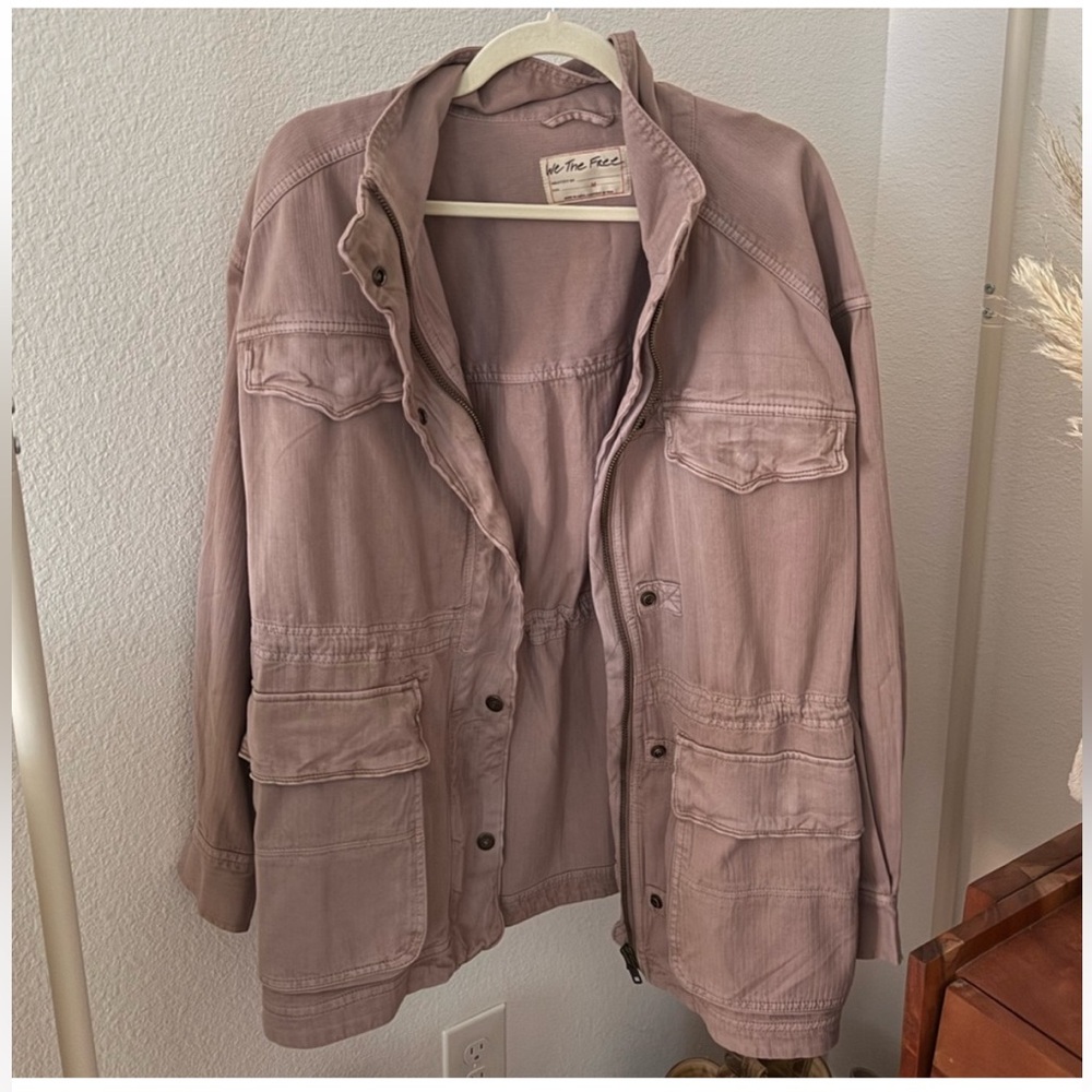 NWT We The Free Utility Jacket Lightweight Cotton